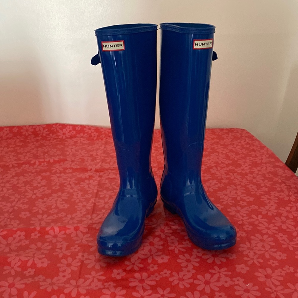 Hunter | Women’s blue rain boots